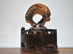 Żelazko żeliwne na węgiel